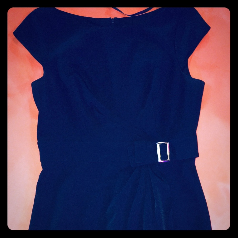 Dark blue studio one box dress